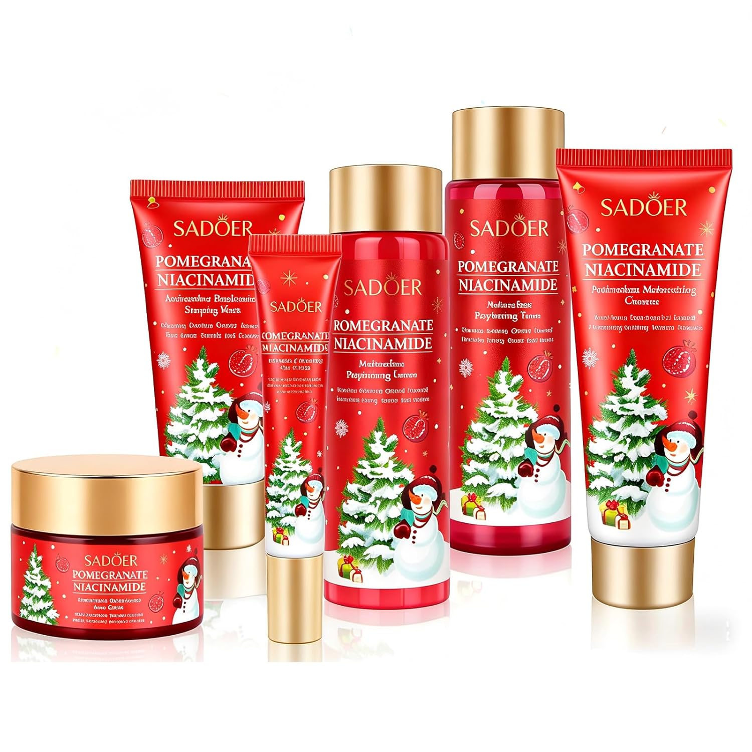 Gifts for Women 6 Pcs Skin Care Set Pomegranate Moisturize Soothe Hydrate Gifts for Teenage Girls Stocking Stuffers-Cleanser,Toner,Lotion,Face Cream,Eye Gifts for Women 6 Pcs Skin Care Set Pomegranate Moisturize Soothe Hydrate Gifts for Teenage Girls Stocking Stuffers-Cleanser,Toner,Lotion,Face Cream,Eye