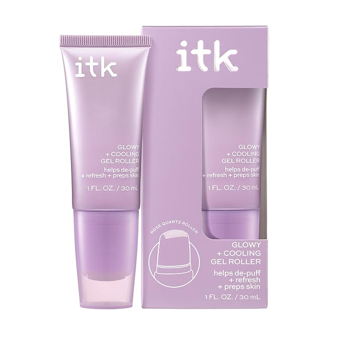 Hydrating Glow Roller Face Serum with Niacinamide and Peptides, Preps Skin for Makeup and Depuffs for Dewy Skin Hydrating Glow Roller Face Serum with Niacinamide and Peptides, Preps Skin for Makeup and Depuffs for Dewy Skin