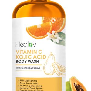 Kojic Acid Soap for Hyperpigmentation – Kojic Papaya Skin Brightening Body Wash – Turmeric Soap for Dark Spots, Acne Scars & Blemishes
