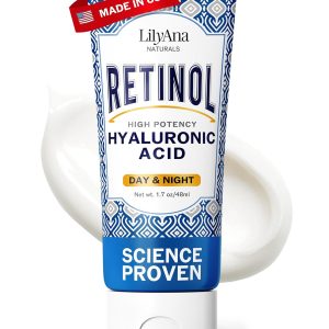 LilyAna Naturals Anti Aging Retinol Face Cream for Women – Wrinkle & Neck Cream for Firming, Retinol Moisturizer for Face with Hyaluronic Acid