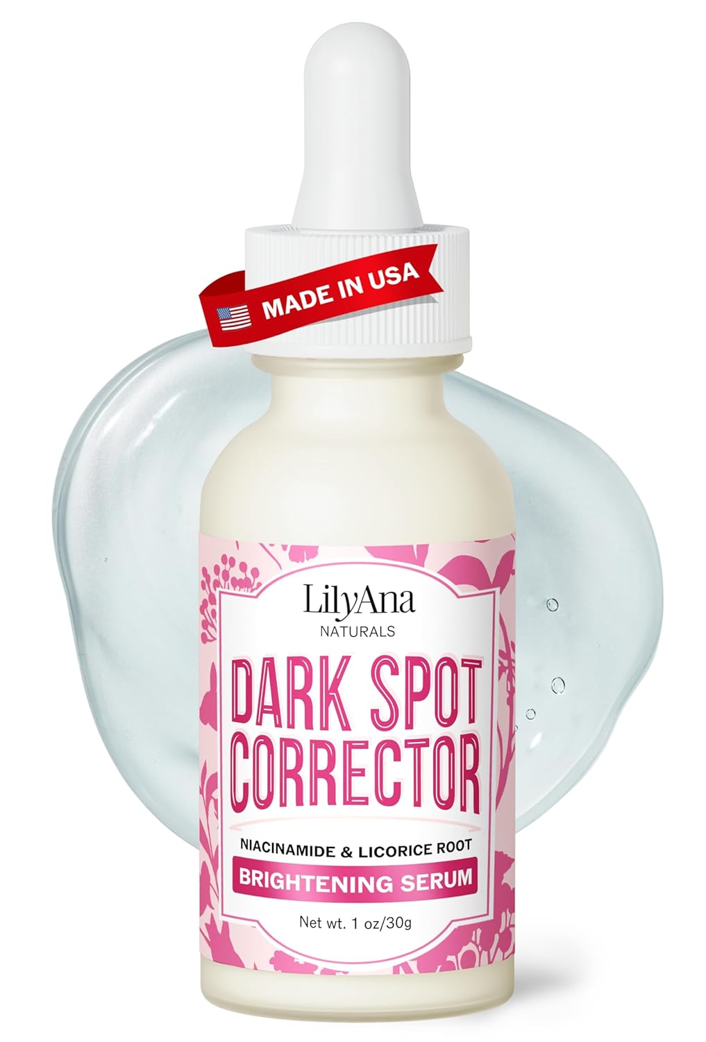 LilyAna Naturals Dark Spot Corrector - Dark Spot Remover for Face - Brightening Face Serum for Women and Men - Niacinamide and Licorice Root LilyAna Naturals Dark Spot Corrector - Dark Spot Remover for Face - Brightening Face Serum for Women and Men - Niacinamide and Licorice Root