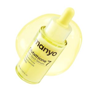 MANYO Glutathione 7 Dark Spot Serum, Niacinamide Serum for Uneven Skin Tone, Dark Spot Remover for Face & Radiance Booster, Korean Skincare