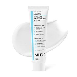 NIDA Youthful Formula™ Ultimate Moisturizing Cream | Centella Asiatica, Niacinamide, Hyaluronic Acid, Collagen | Wrinkles, Fine Lines, Dark Spots, Dry