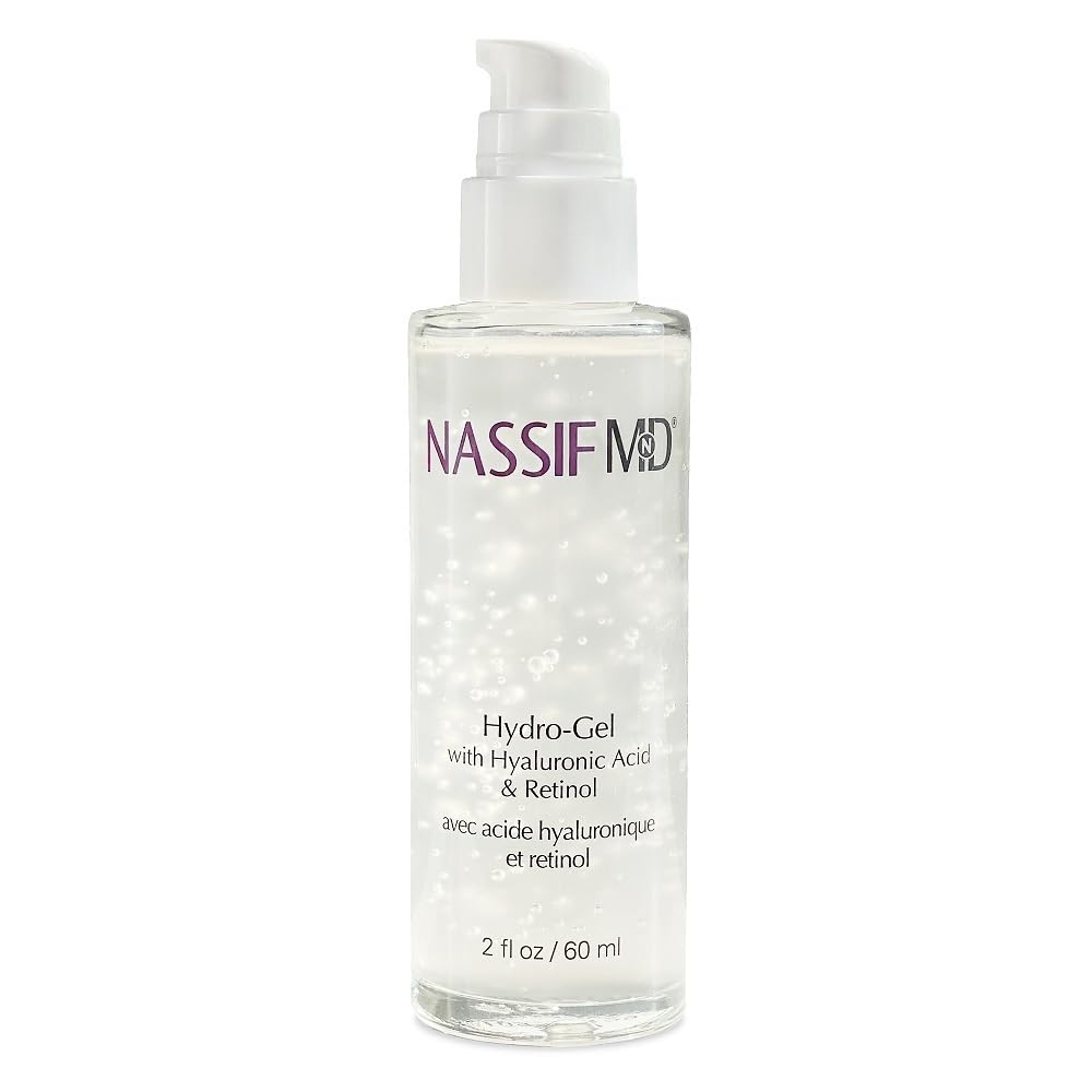 NassifMD Hydro-Gel with Hylauronic Acid Moisturizer, Salicylic Acid Serum, Retinol Serum for Face NassifMD Hydro-Gel with Hylauronic Acid Moisturizer, Salicylic Acid Serum, Retinol Serum for Face
