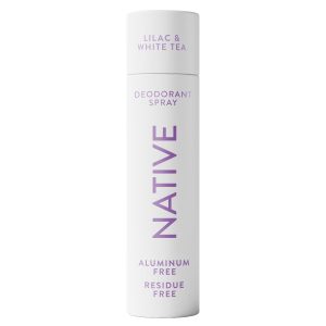 Native Deodorant & Body Spray, Lilac & White Tea, 72-Hour Odor Protection for Underarms & Body, Aluminum Free, Quick Drying