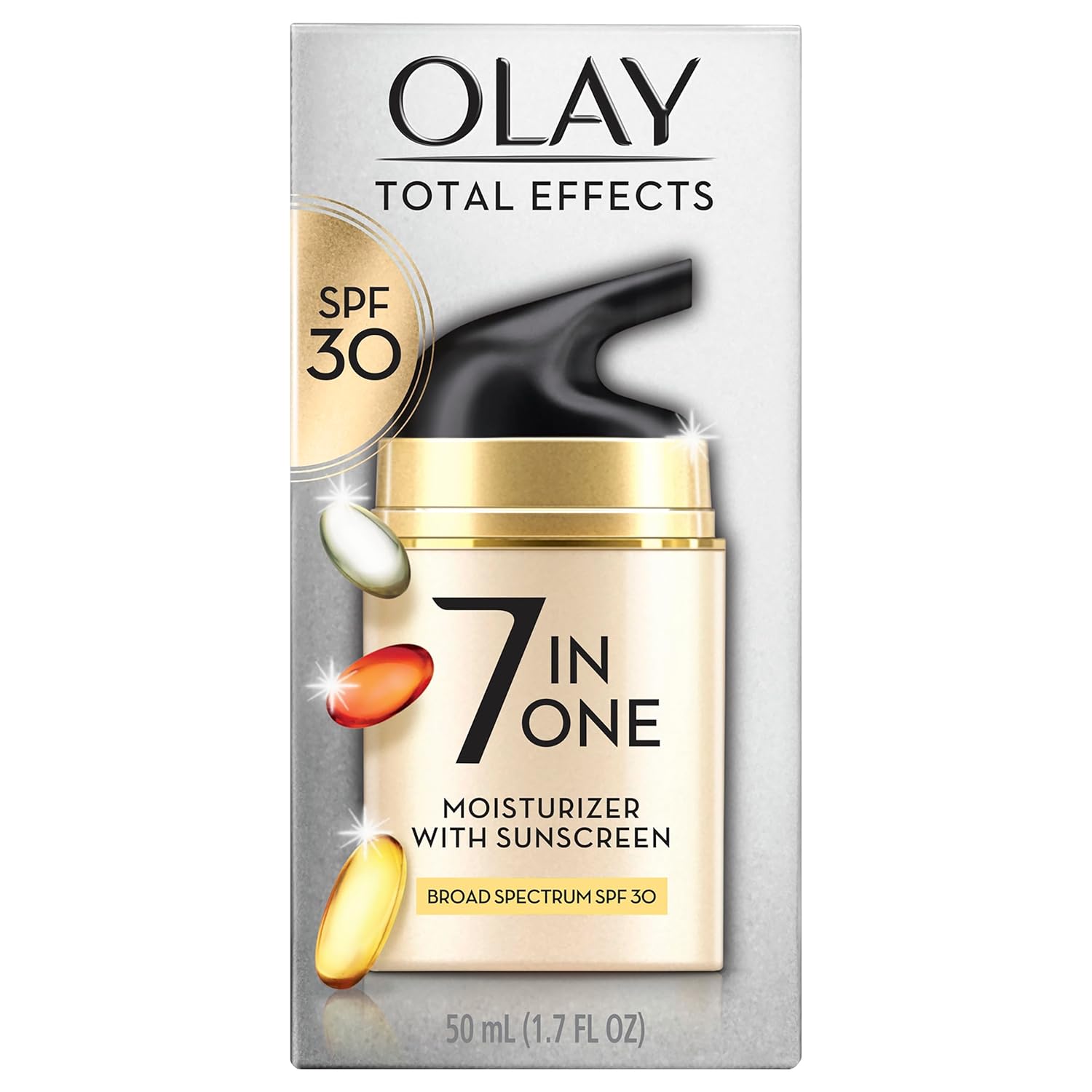 Olay Facial Moisturizing Lotion SPF 30 Total Effects for Dry Skin, 7 Benefits including Minimize Pores, Anti-Aging Olay Facial Moisturizing Lotion SPF 30 Total Effects for Dry Skin, 7 Benefits including Minimize Pores, Anti-Aging