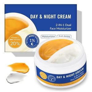 Retinol Vitamin C Cream, Face Moisturizer For Face, 2 In 1 Day & Night Face Moisturizer Cream, Daily Moisturizers, Hydrating Facial