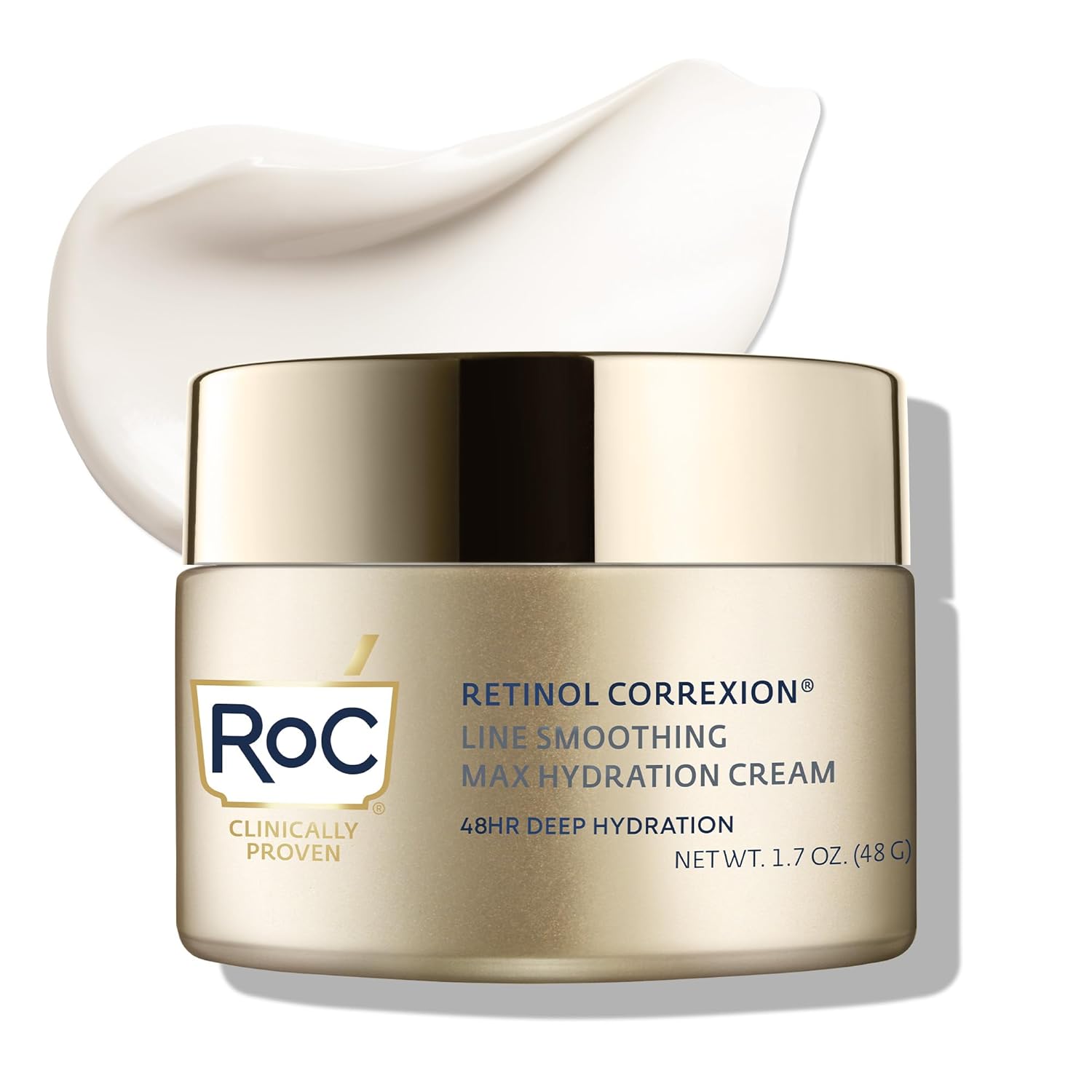 RoC Retinol Correxion Max Daily Hydration Anti-Aging Face Moisturizer with Hyaluronic Acid, Oil Free Skin Care Cream for Fine Lines, Dark Spots, Post-Acne Scars, Retinol Moisturizer RoC Retinol Correxion Max Daily Hydration Anti-Aging Face Moisturizer with Hyaluronic Acid, Oil Free Skin Care Cream for Fine Lines, Dark Spots, Post-Acne Scars, Retinol Moisturizer