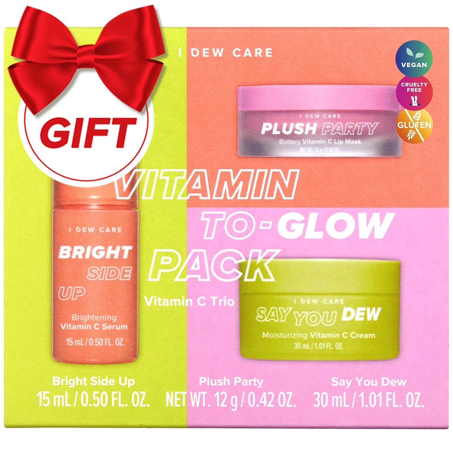 Skin Care Set - Vitamin To Glow Pack Kbeauty Facial Kit, Hydrating, Brightening, Moisturizing Glow Set, Vegan, Travel Size Skin Care Set - Vitamin To Glow Pack | Kbeauty Facial Kit, Hydrating, Brightening, Moisturizing Glow Set, Vegan, Travel Size