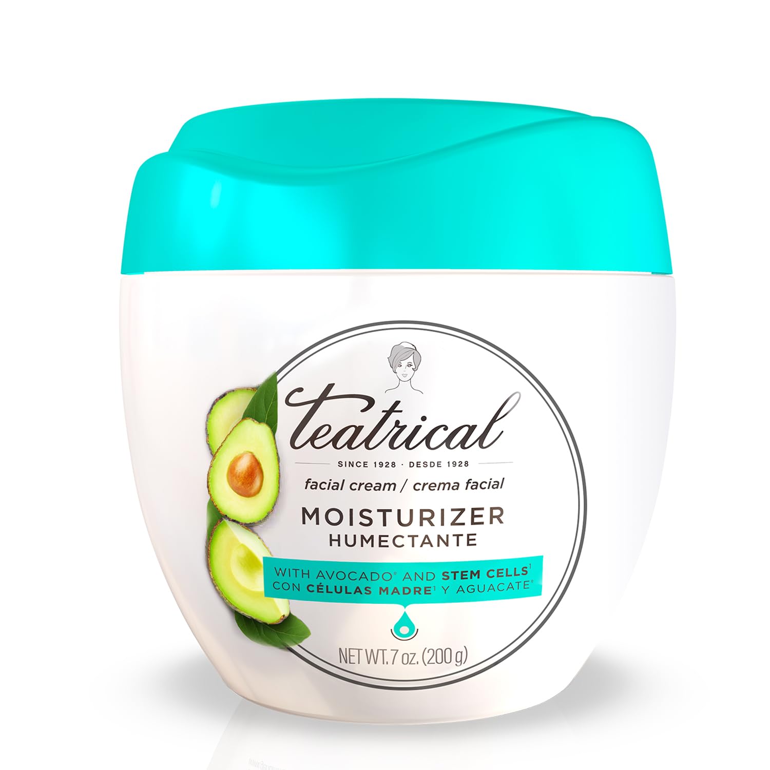 TEATRICAL Face Moisturizer with Avocado & Stem Cells, Moisturizing Face Cream for Women, Hydrating Day Facial Moisturizer, Stem Cell Cream, Skin Care for Face TEATRICAL Face Moisturizer with Avocado & Stem Cells, Moisturizing Face Cream for Women, Hydrating Day Facial Moisturizer, Stem Cell Cream, Skin Care for Face