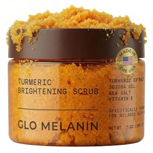 Turmeric Scrub for Dark Spots, Brightening Inner Thighs Bikini Area Underarms, Natural Exfoliating Face