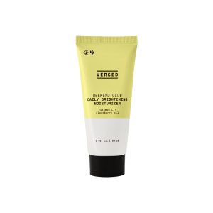 Weekend Glow Daily Brightening Moisturizer - Vegan Lightweight Vitamin C Moisturizer with Cloudberry Seed Oil - Hydrating Face Moisturizer for Discoloration & Uneven Texture (2oz)