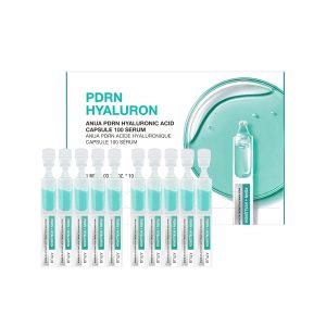 Anua PDRN Hyaluronic Acid Capsule 100 Serum, Radiant Face Salmon DNA, Hyaluronic Acid, Hydration, Moisture Plumping Effect, Lightweight, Glass Skin