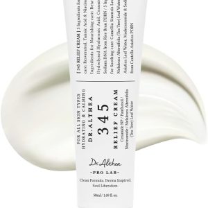 Dr.Althea 345 Relief Cream, Korean Skincare, 1.69 Fl Oz (Ver.2) | PDRN, Hyaluronic Acid for Instant Hydration, Blemish, Post-Acne Vegan Face Moisturizer