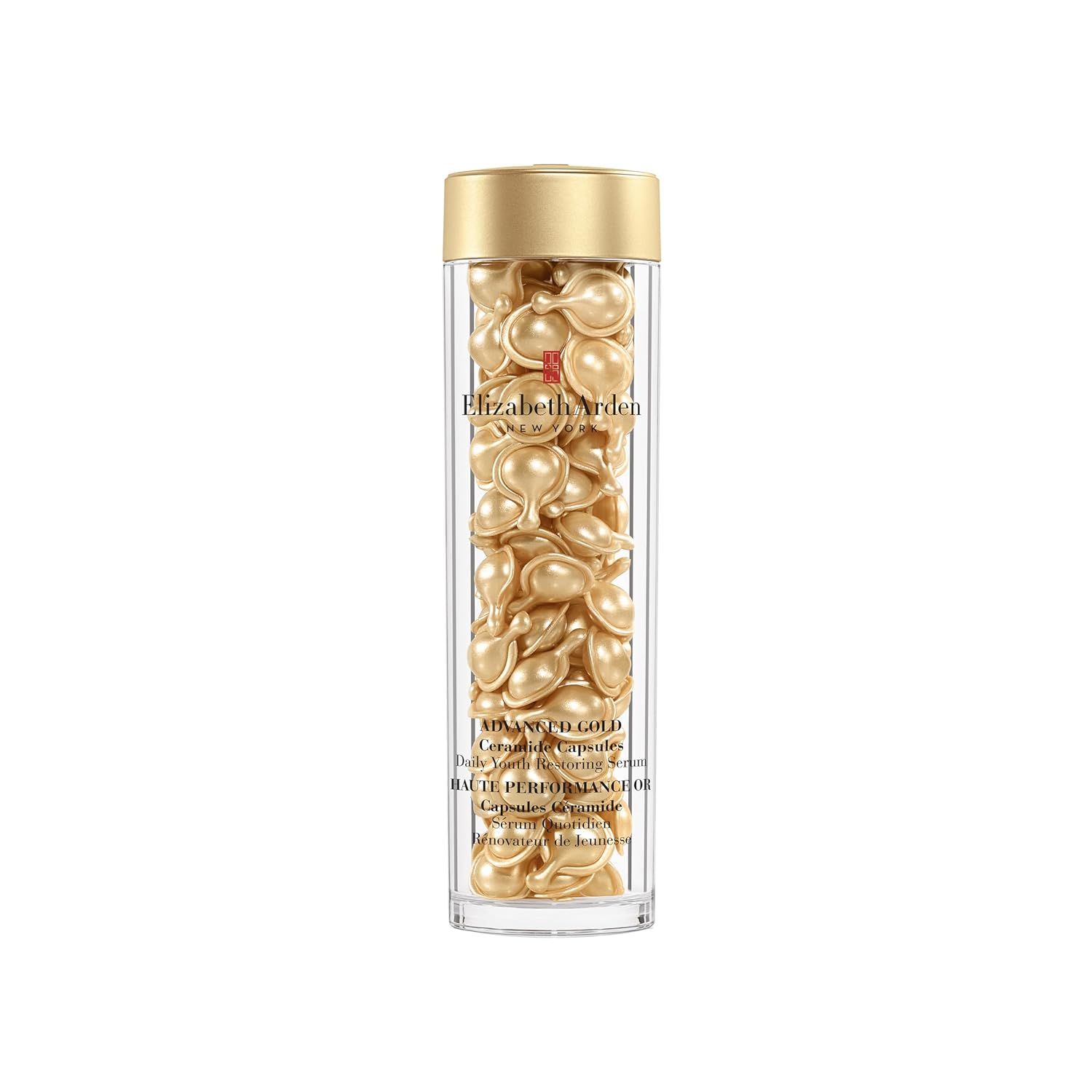 Elizabeth Arden Advanced Gold Ceramide Capsules Daily Youth Restoring Serum for Face, Anti-Aging Skin Care, 90 count Elizabeth Arden Advanced Gold Ceramide Capsules Daily Youth Restoring Serum for Face, Anti-Aging Skin Care, 90 count