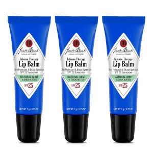 Jack Black Intense Therapy Lip Balm – SPF 25 Sun Protection, Lip Moisturizer