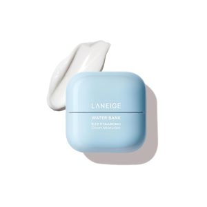 LANEIGE Water Bank Blue Hyaluronic Cream Moisturizer: Hydrating Korean Face Cream with Squalane & Ceramide for Skin Barrier