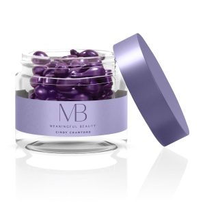 Meaningful Beauty Wrinkle Smoothing Capsules, Firming Anti-Aging, 60 Count | Single-dose capsules visibly smooth wrinkles and firm skin for a plumper