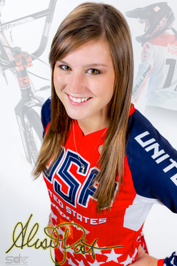 Ms. Alise Post , 2011, 2012, 2013 and 2014 USA Cycling BMX National Champion