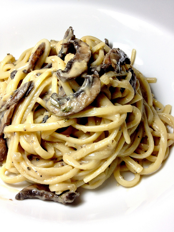 Cremini Mushrooms Linguini