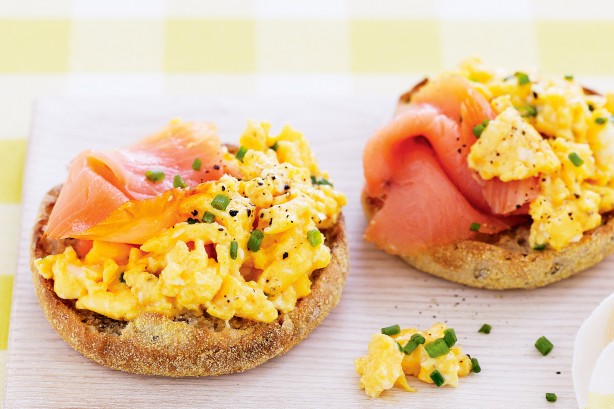 Smoked salmon & Scrambled Eggs
