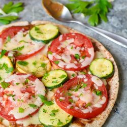 Veggie Pita Pizza