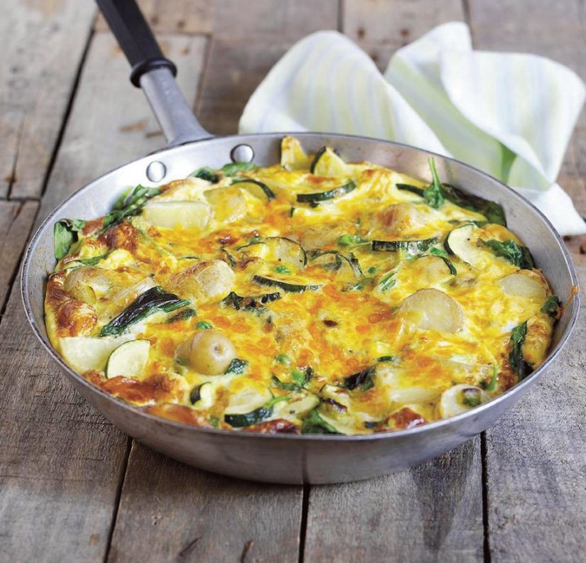 Carrot Courgette Frittata