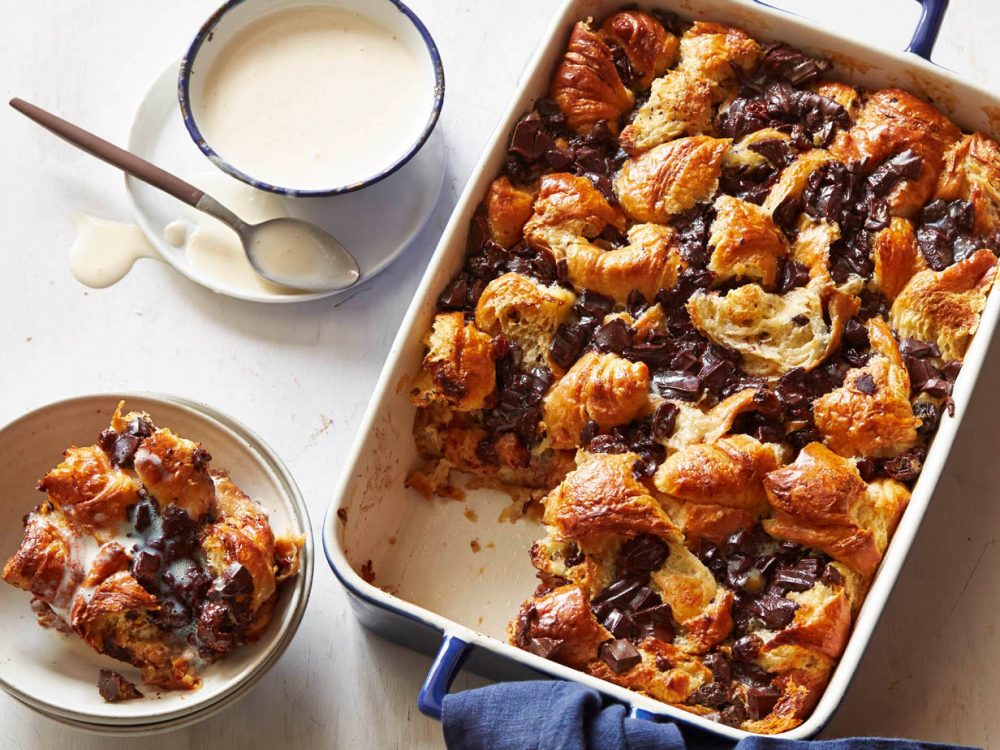 Cherry-Chocolate Bread Pudding