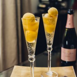 Mango Champagne Sorbet