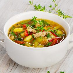 Quick Eight-Vegetable Soup