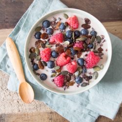 Raspberry Almond Muesli