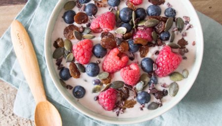 Raspberry Almond Muesli