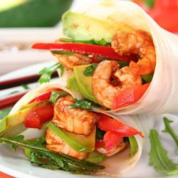 Bajra-Shrimp Wrap