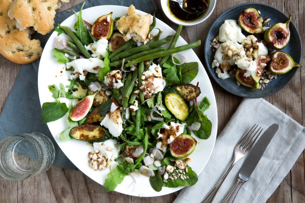 Courgette Mixed Leaf Salad