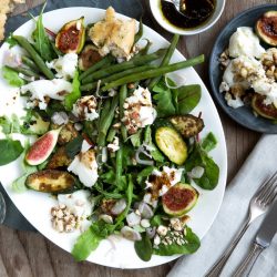 Courgette Mixed Leaf Salad