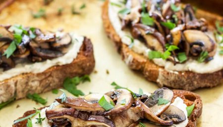 Cannellini Bean and Rosemary Toasts