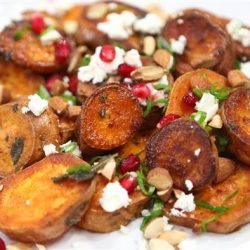 Sliced Oranges with Almonds and Ginger