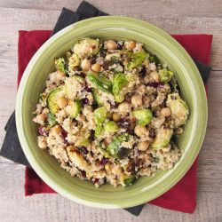 Warm Quinoa and Walnut Salad