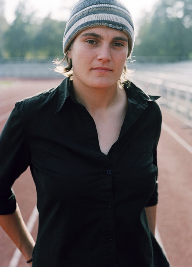 Nadine Angerer, football goalkeeper.