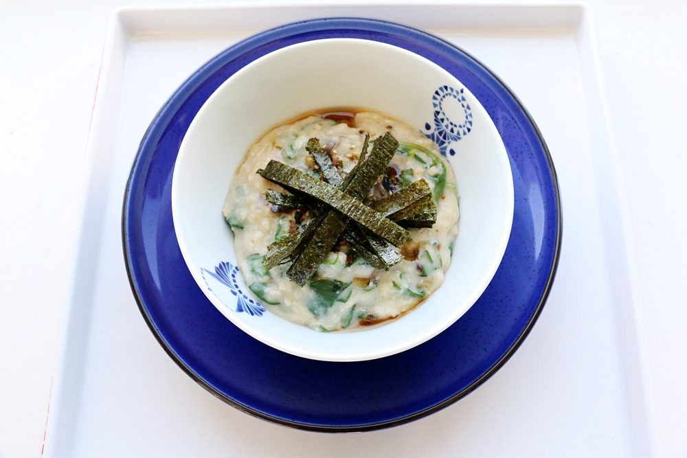 Japanese Oat Porridge with Power Greens