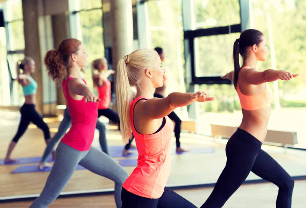Yoga and aerobic exercise