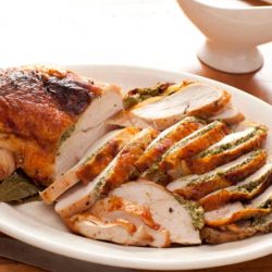 Herb Roasted Turkey Breast with Vegetables