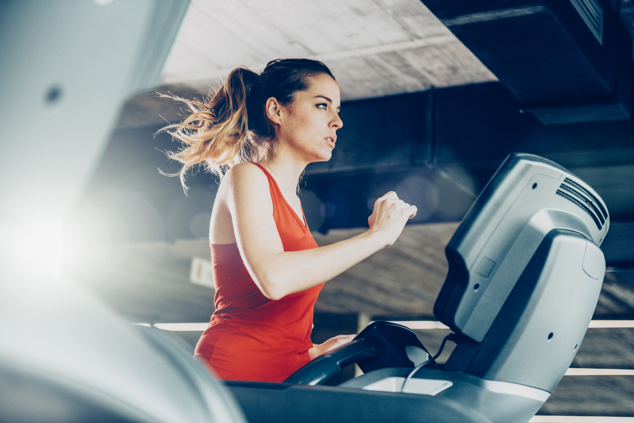 Treadmill For Losing Weight and Burning Calories Women Fitness