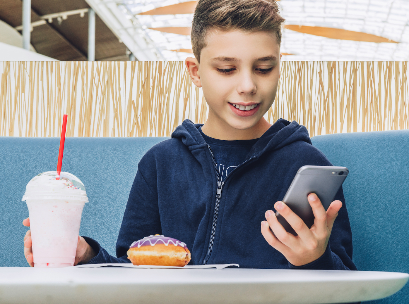 Influence of social media on children's food intake