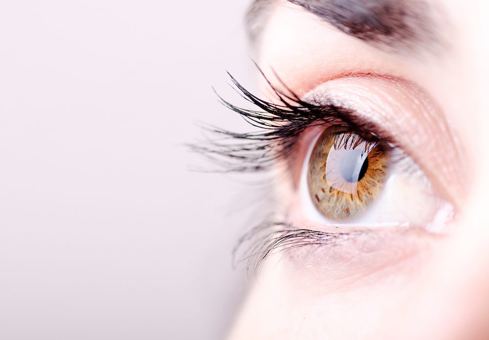 Close-Up Of Woman Eye