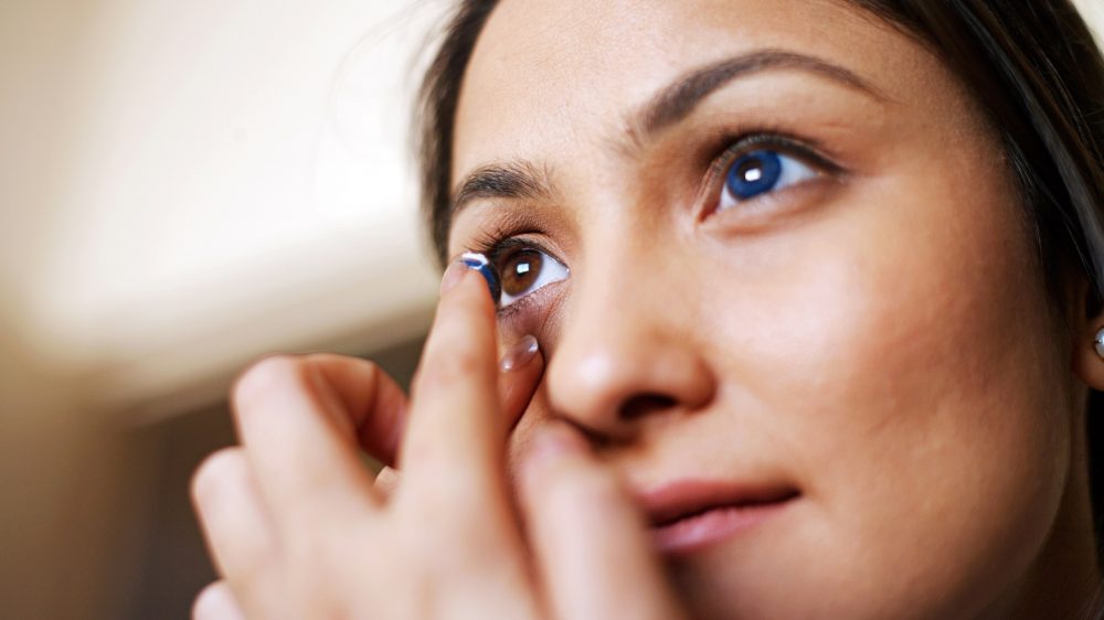 Tinted Contact Lenses Watch Their Use Women Fitness