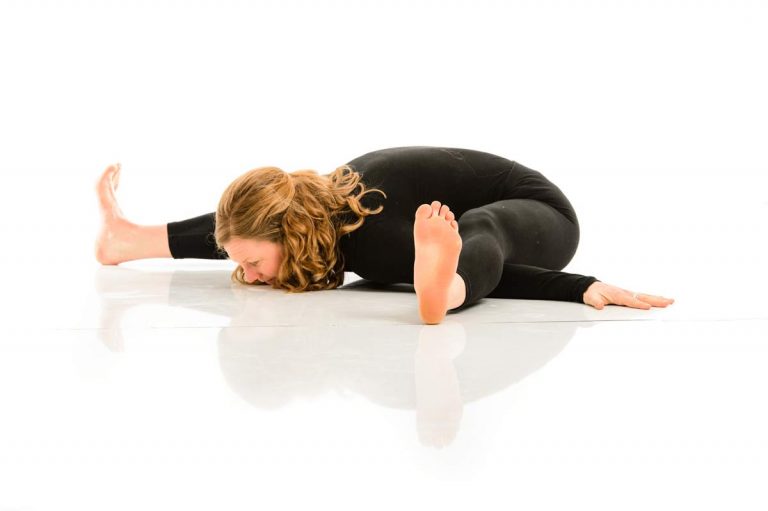 Kurmasana (tortoise pose) Women Fitness