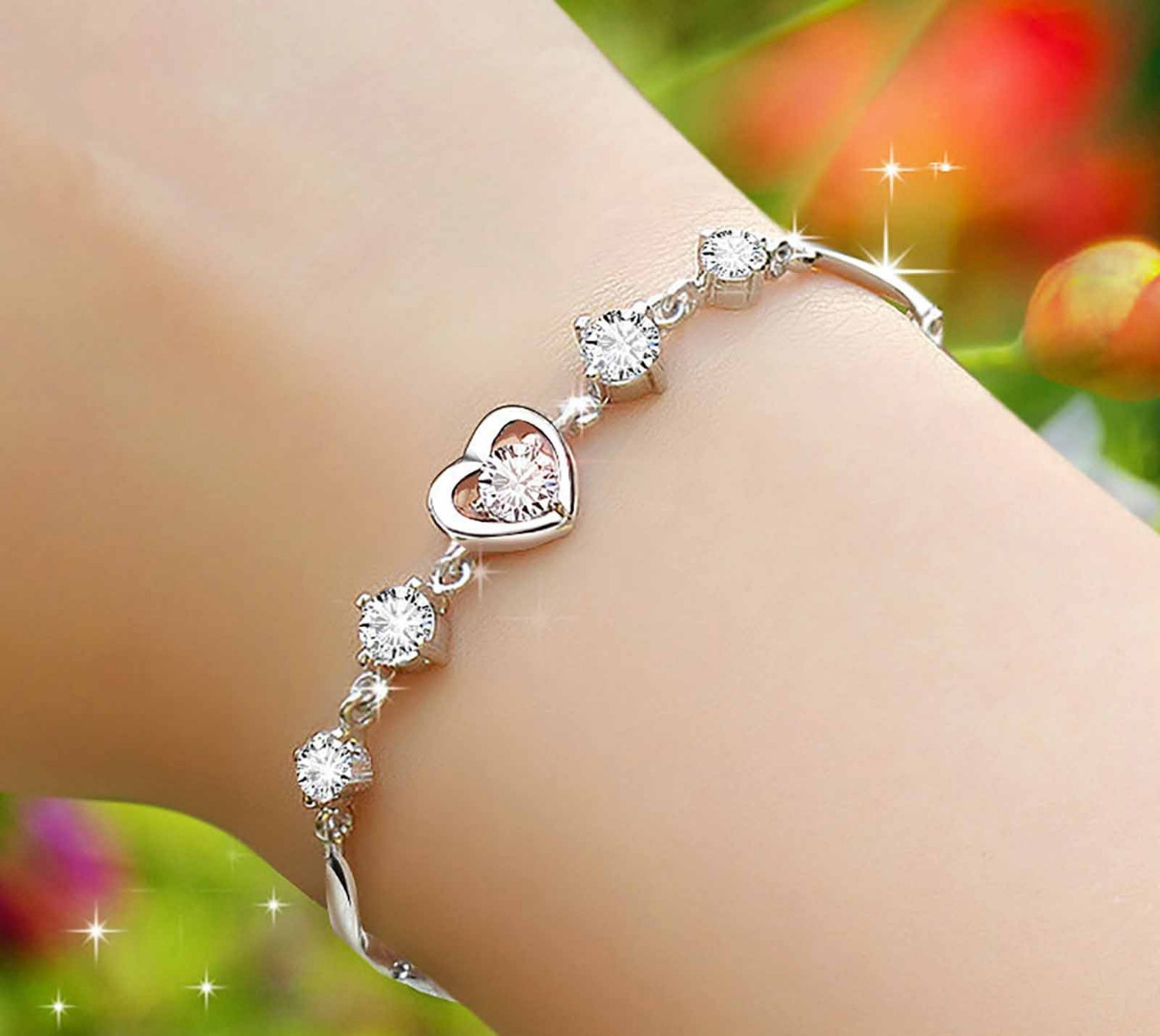 silver bracelet