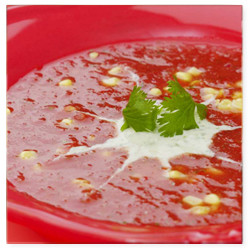 Chilled Tomato Yogurt Soup