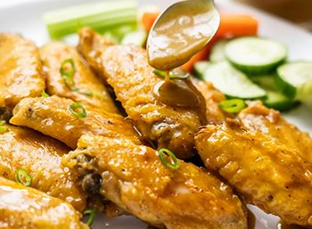 CURRIED CHICKEN WINGS